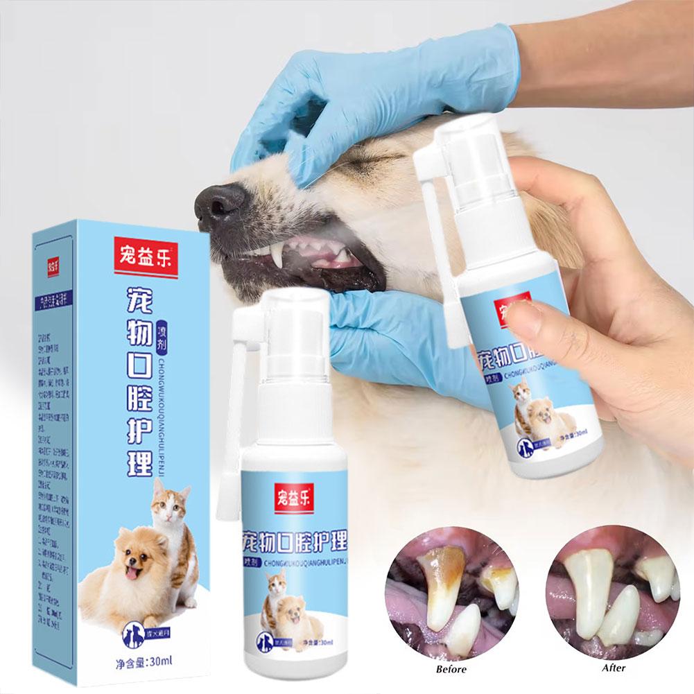 Teeth Whitening Mouthwash - Pet Oral Spray Clean Teeth Deodorize