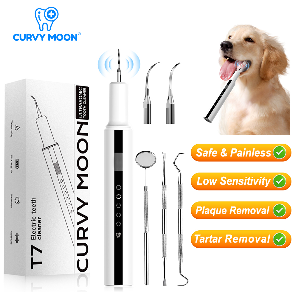 CURVY MOON Ultrasonic Tooth Cl - Teeth Whitening Mouthwash recension och pris