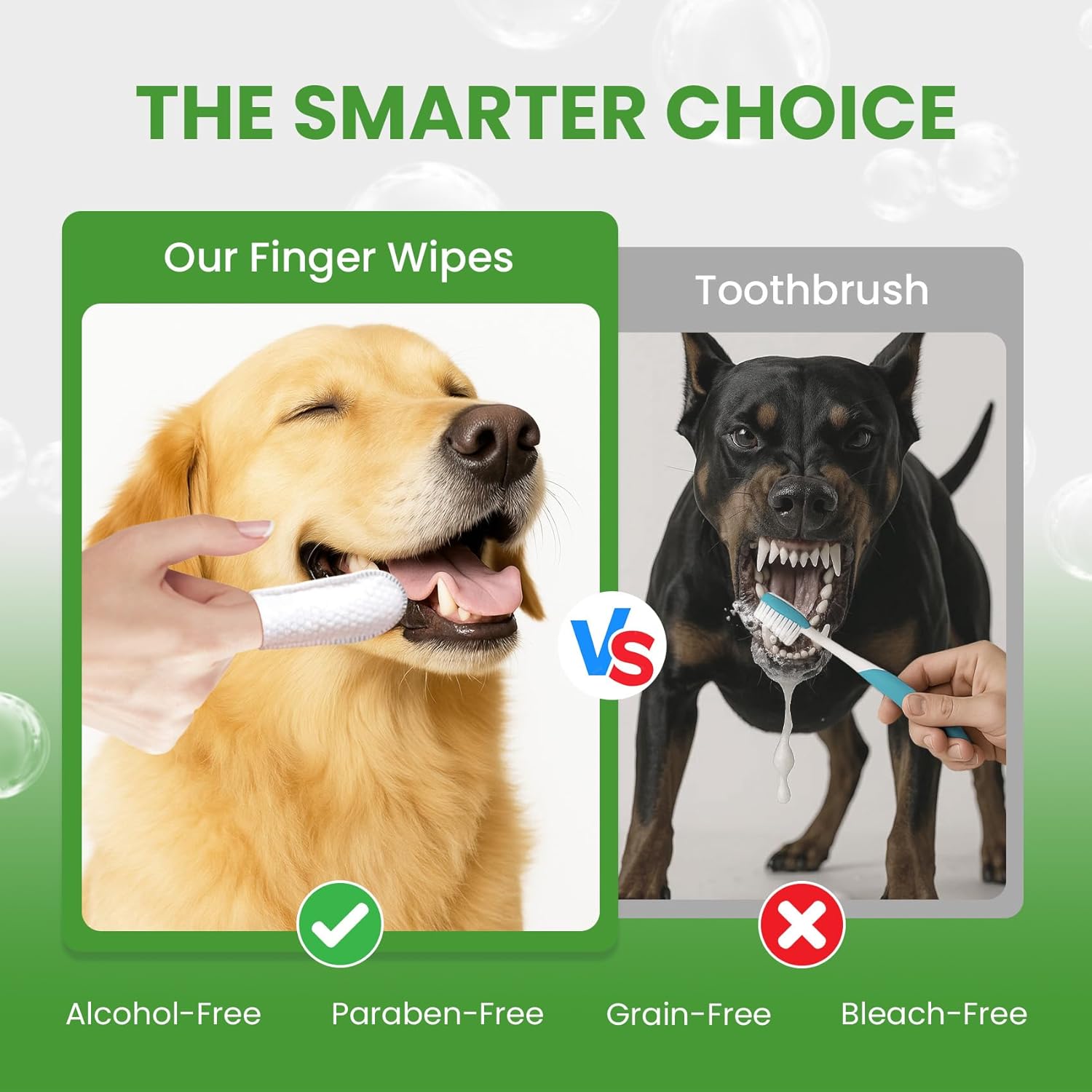 Pet Dental Finger Wipes for Do - Teeth Whitening Mouthwash recension och pris