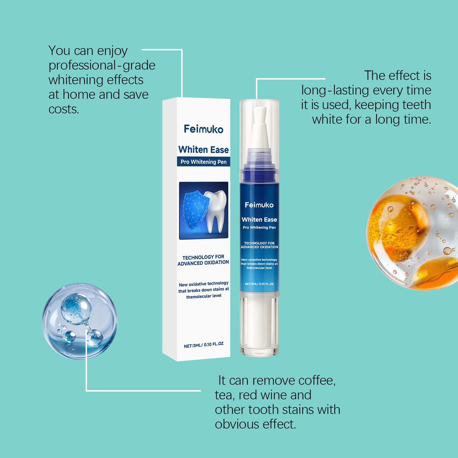 Feimuko 3mL Pro Whitening Pen  - Teeth Whitening Pens recension och pris