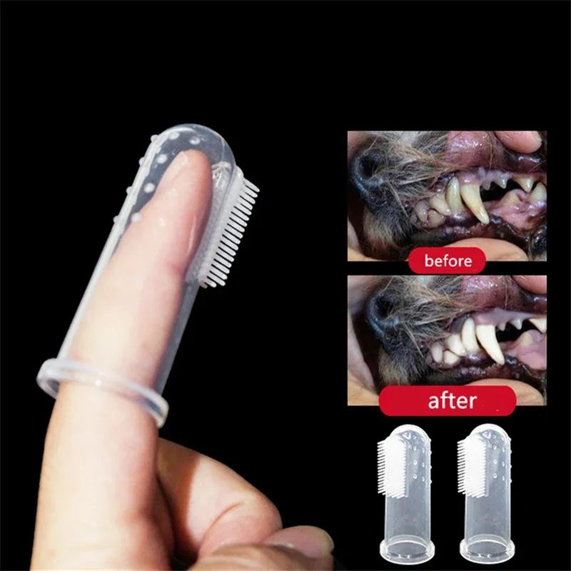 Soft Silicone Pet Finger Dog T - Teeth Whitening Mouthwash recension och pris